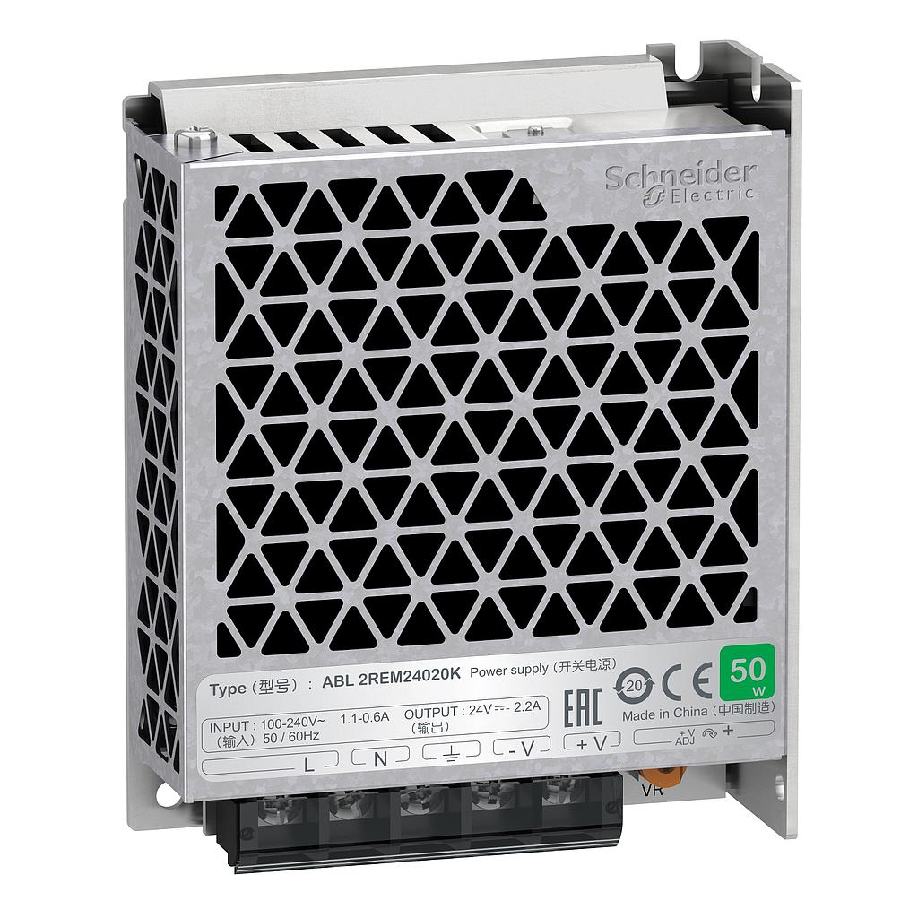 Schneider  Schneider Power Supplies ABL2REM24020K in 100-240 VAC, out 24VDC, 50 W