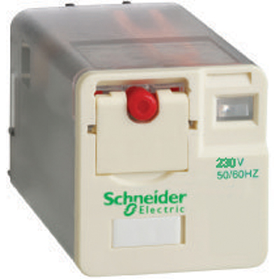 Schneider  Universal plug-in relay - Zelio RUM - 2 C/O - 230 V AC - 10 A