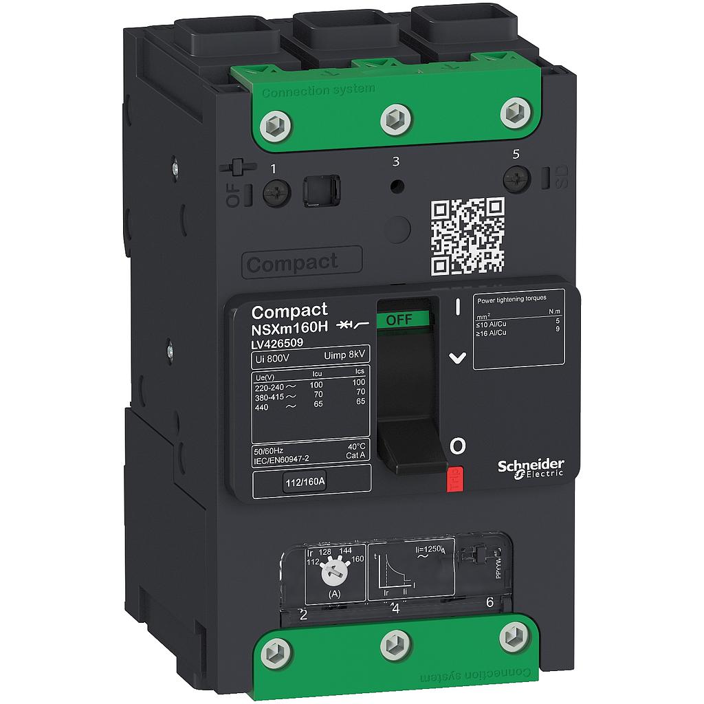 Schneider  NSXM 3P 125A 25KA B TMD 
