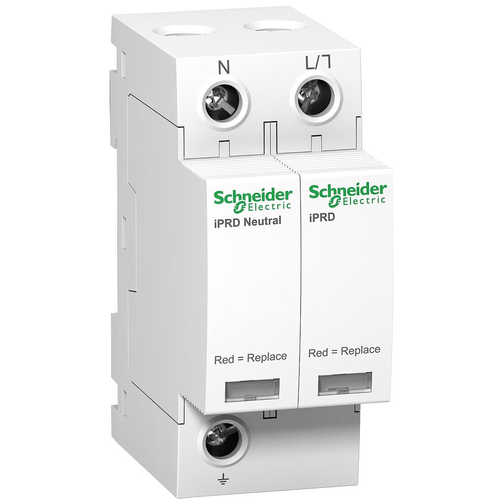 Schneider  IPRD20r modular surge arrester - 1P + N - 350V - with remote transfert