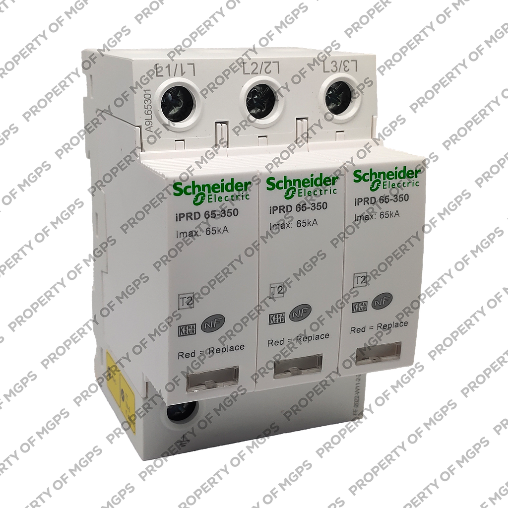 Schneider  IPRD65r modular surge arrester - 3P + N - 350V - with remote transfert