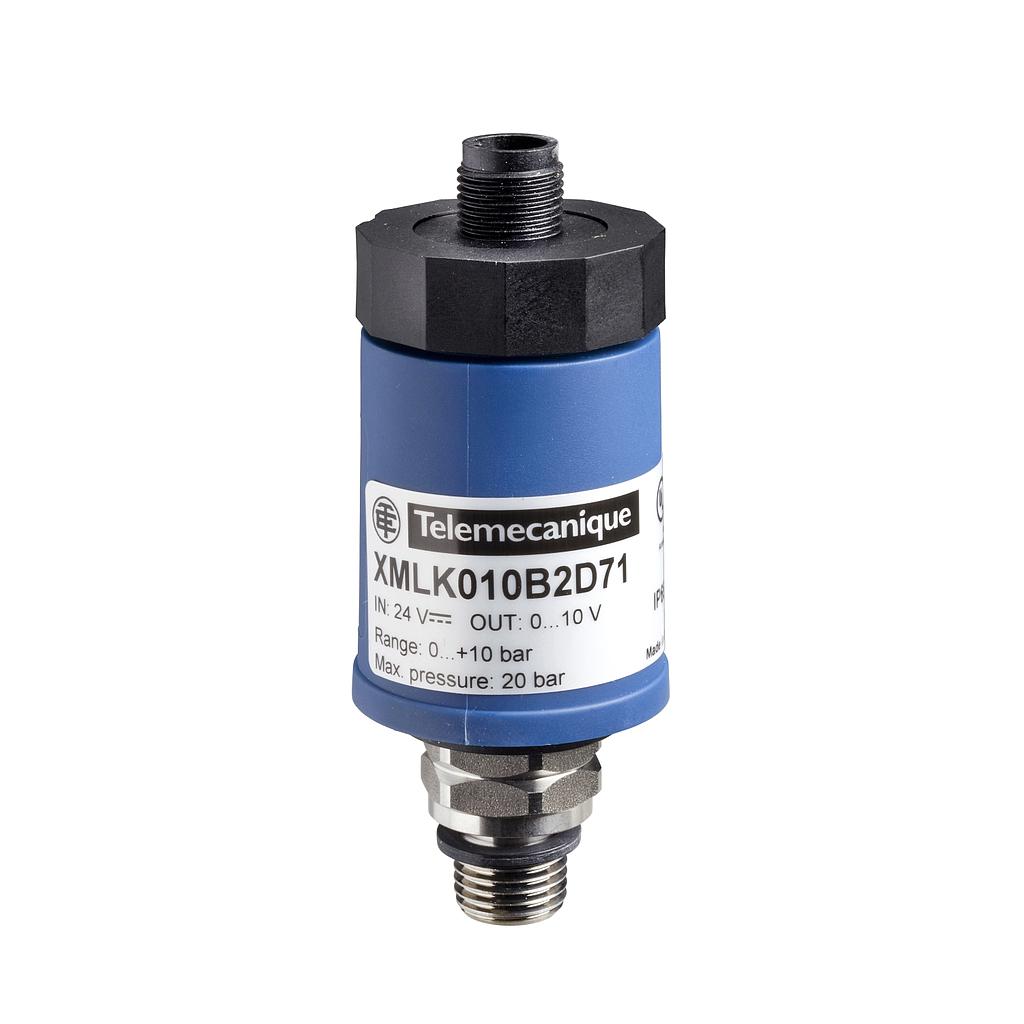 TELEMECANIQUE SENSOR  Pressure sensor XMLK - 0.10bar - G 1/4A - 4.20mA - M12 - set of 1