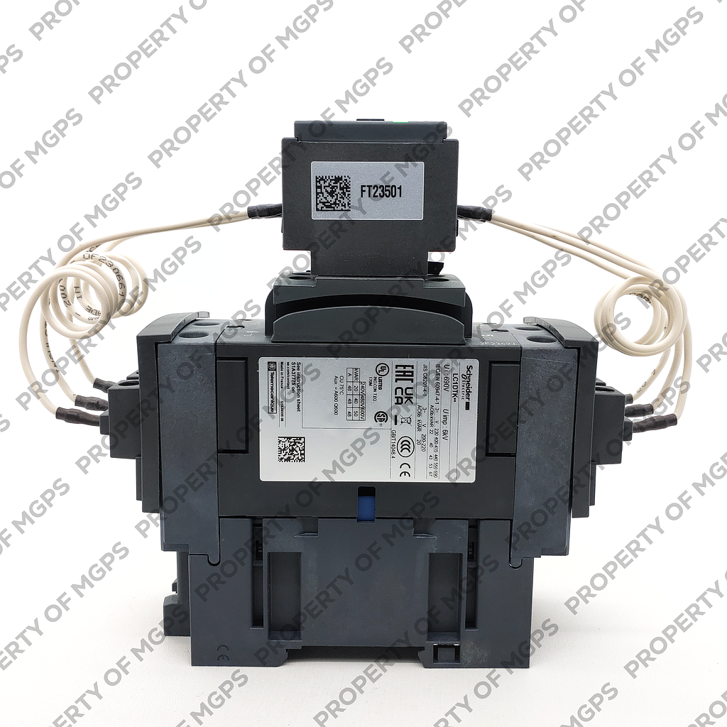 Schneider  TeSys LC1D.K capacitor duty contactor - 3P - 40 kVAR - 415 V - 220 V AC coil