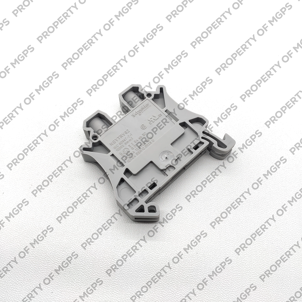 Schneider  SCREW TERMINAL, FEED THROUGH, 2 POINTS, 6MM2 , GREY