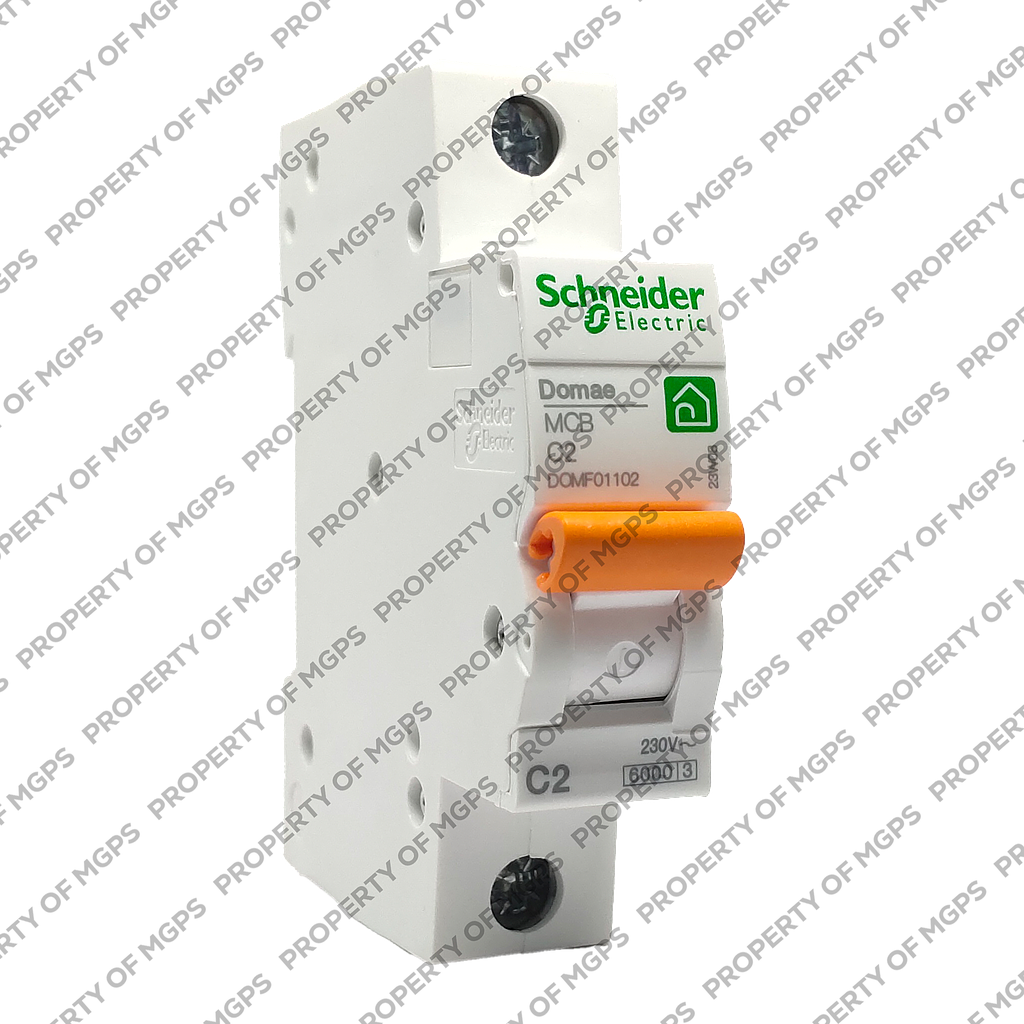 Schneider  MCB  DOMAE 1P 2A 6KA  