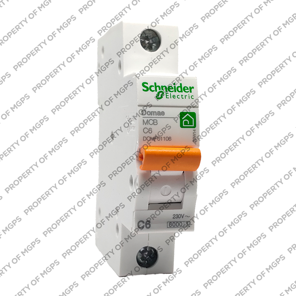 Schneider  MCB  DOMAE 1P 6A 6KA  