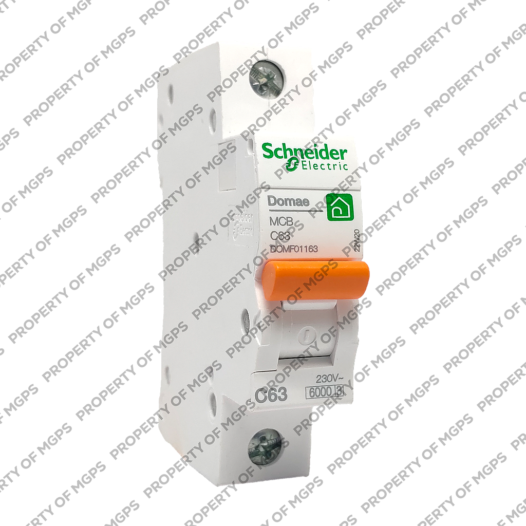 Schneider  MCB  DOMAE 1P 63A 6KA  