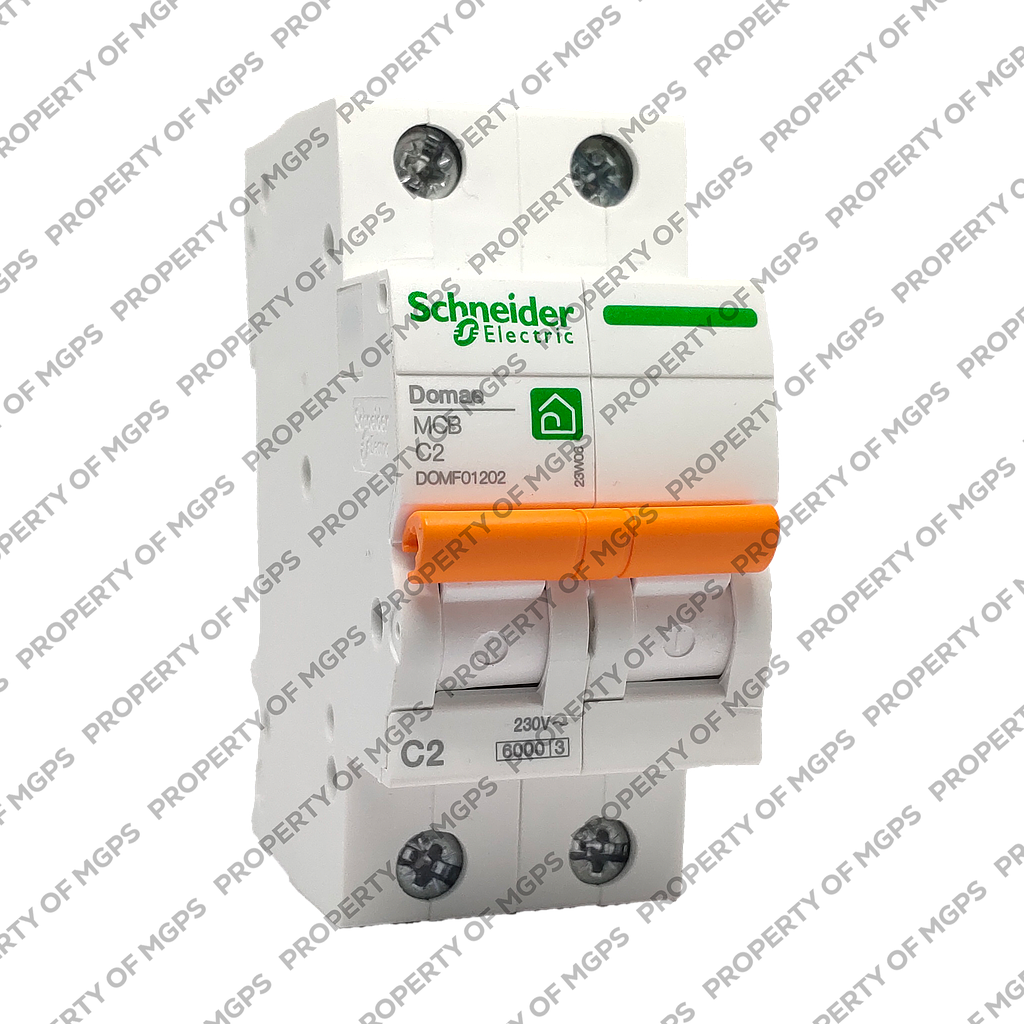 Schneider  MCB  DOMAE 2P 2A 6KA  
