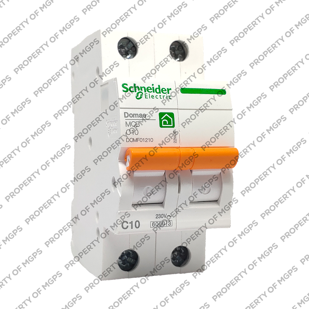 Schneider  MCB  DOMAE 2P 10A 6KA  