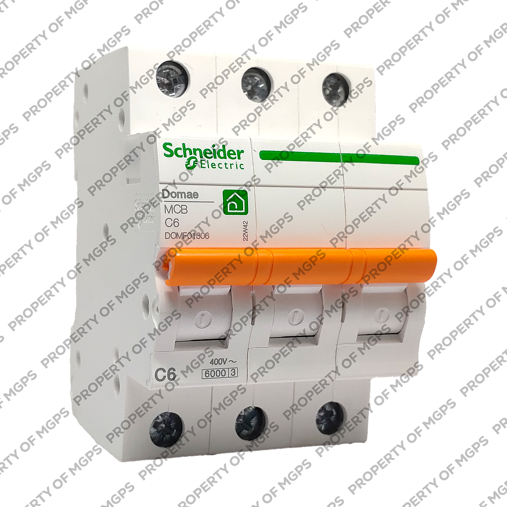 Schneider  MCB  DOMAE 3P 6A 6KA  