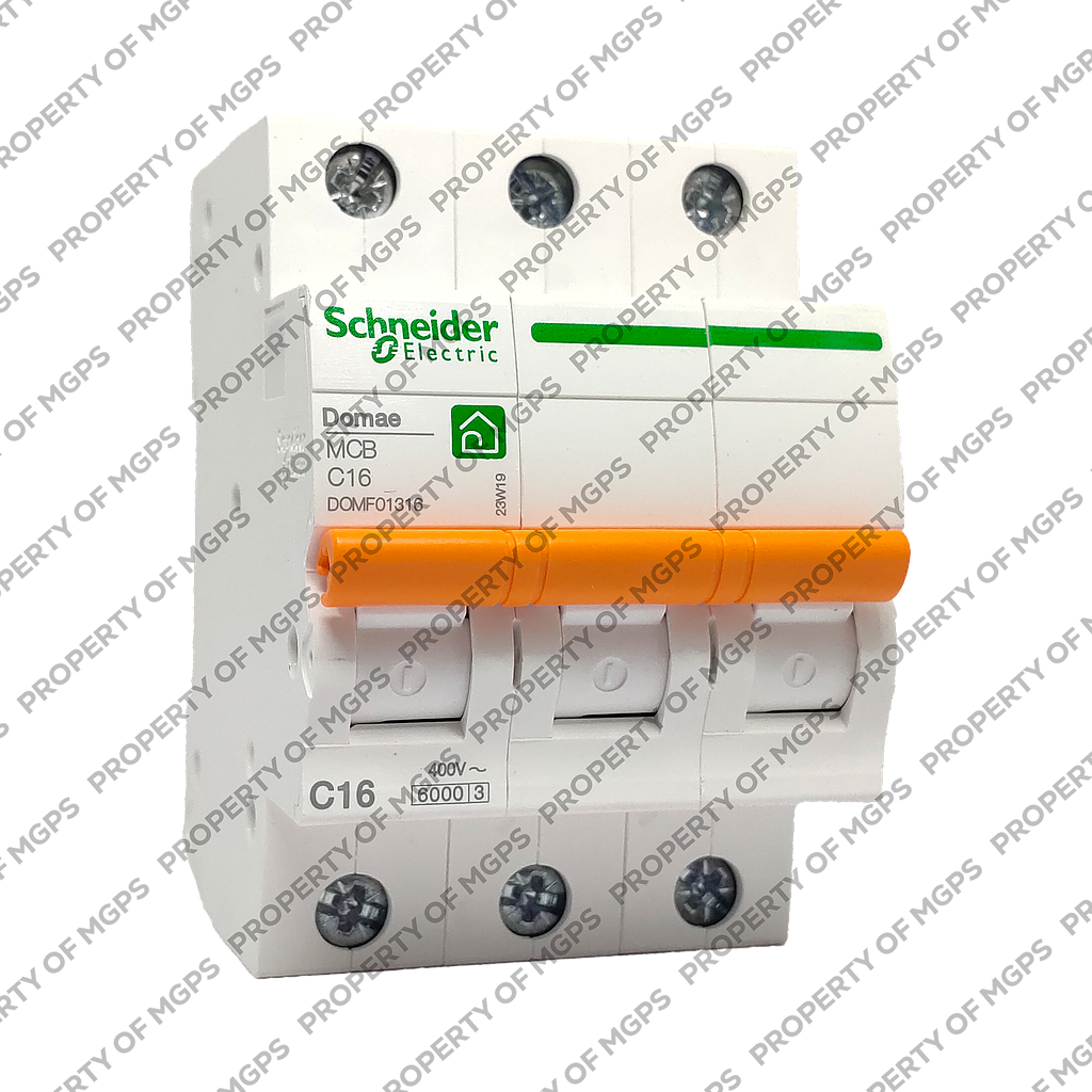 Schneider  MCB  DOMAE 3P 16A 6KA  