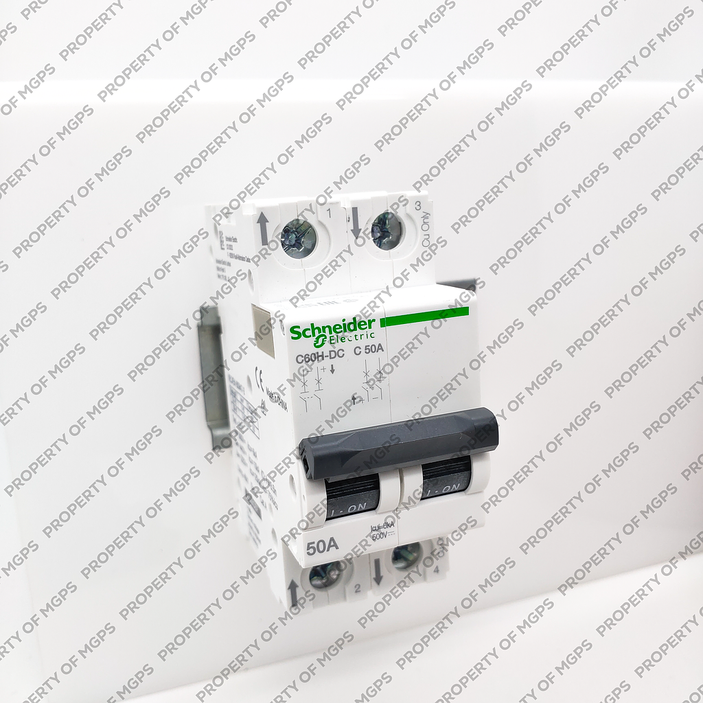Schneider  MCB C60H-DC 2P 50A DC
