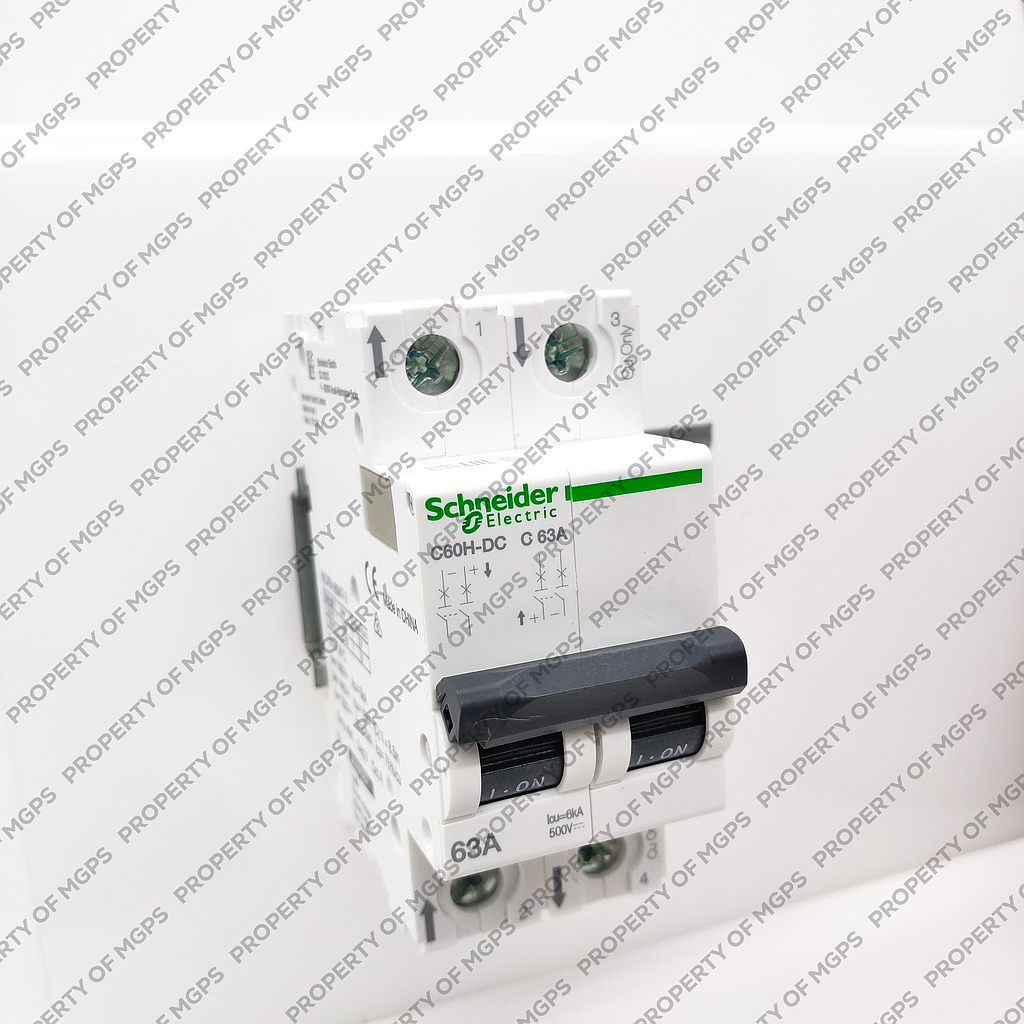 Schneider  MCB C60H-DC 2P 63A DC
