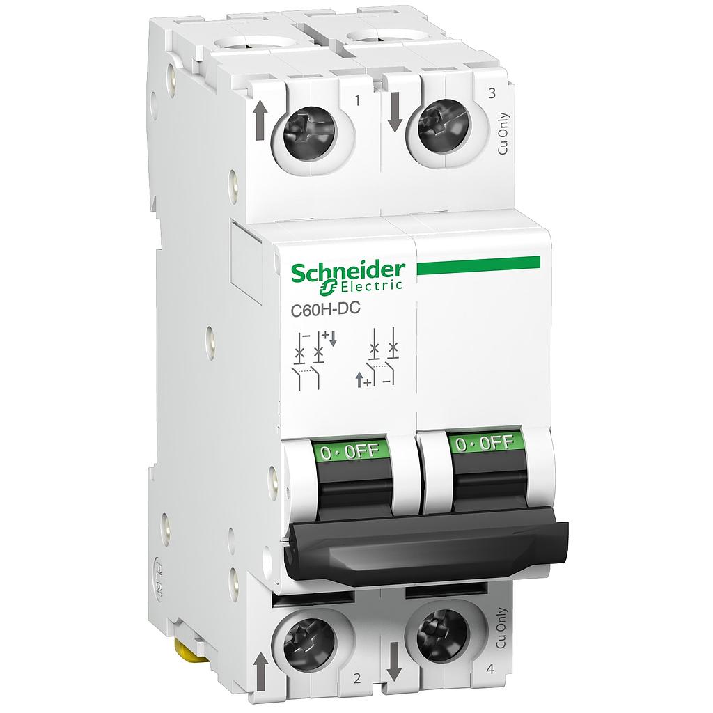   MCB C60H-DC 2P 1A DC