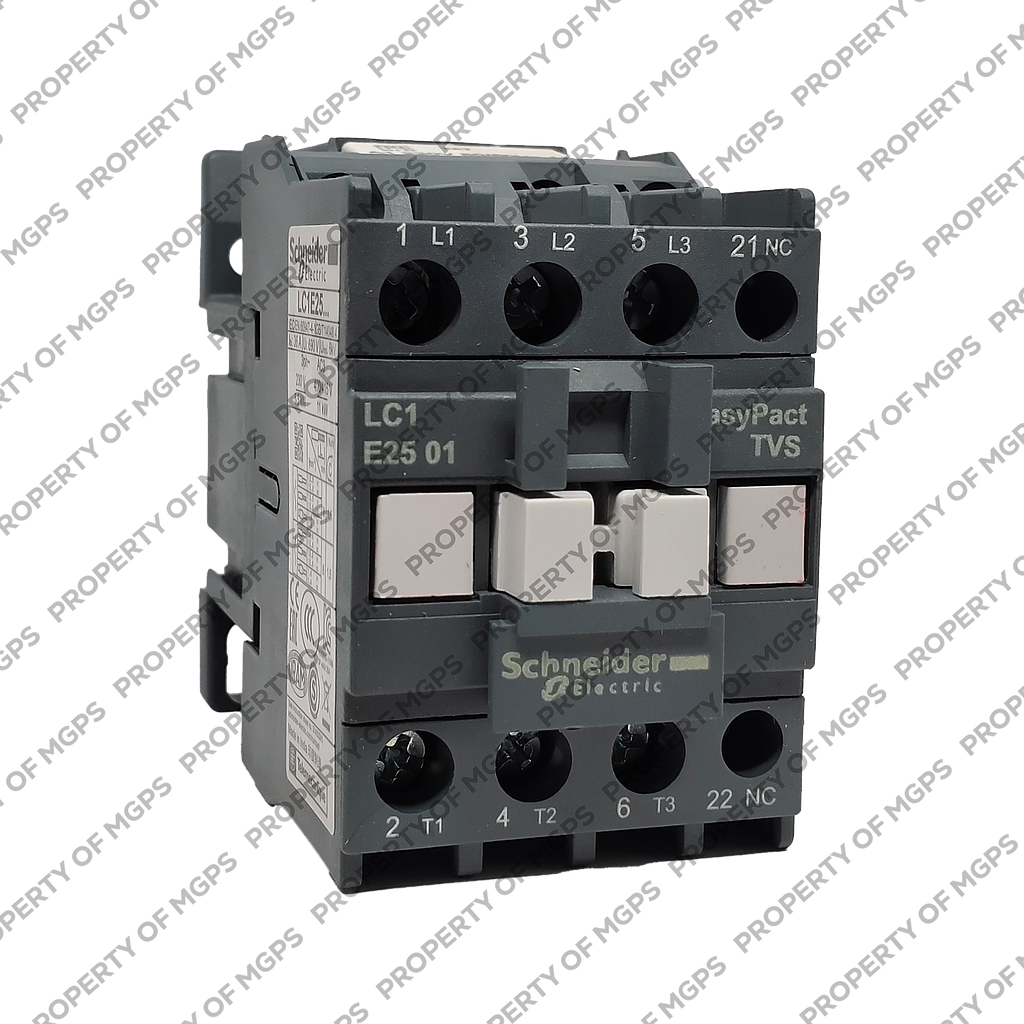 Schneider  EasyPact TVS contactor 3P(3 NO) - AC-3 -  440 V 25A - 24 V AC coil