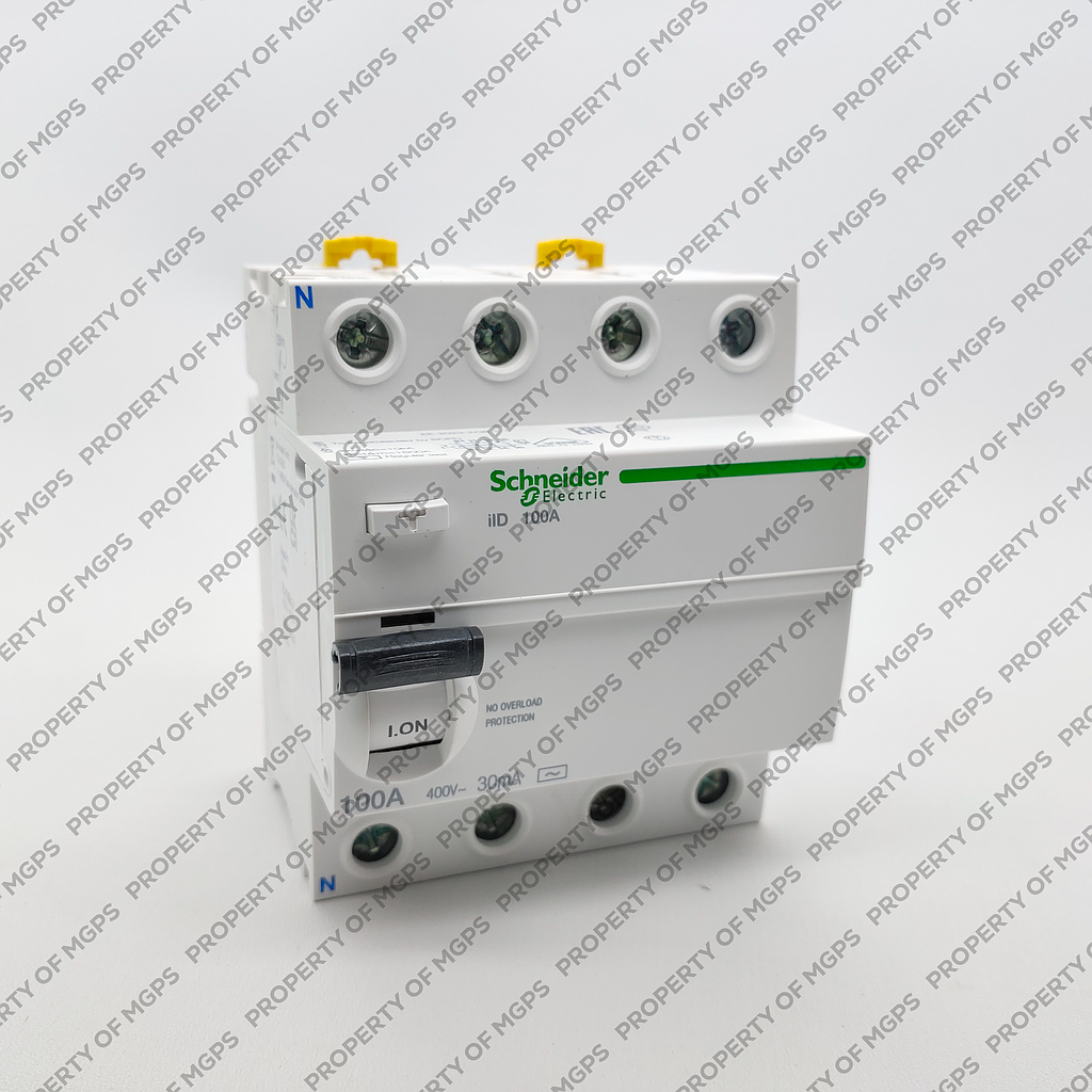 Schneider  ACTI9 IID 4P 100A 30MA AC-TYPE RESIDUAL