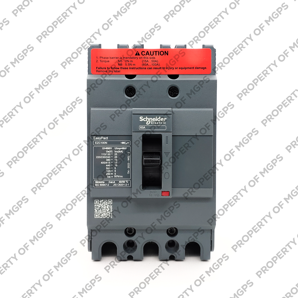 Schneider  EZC100N 3P 63A 15KA 3T