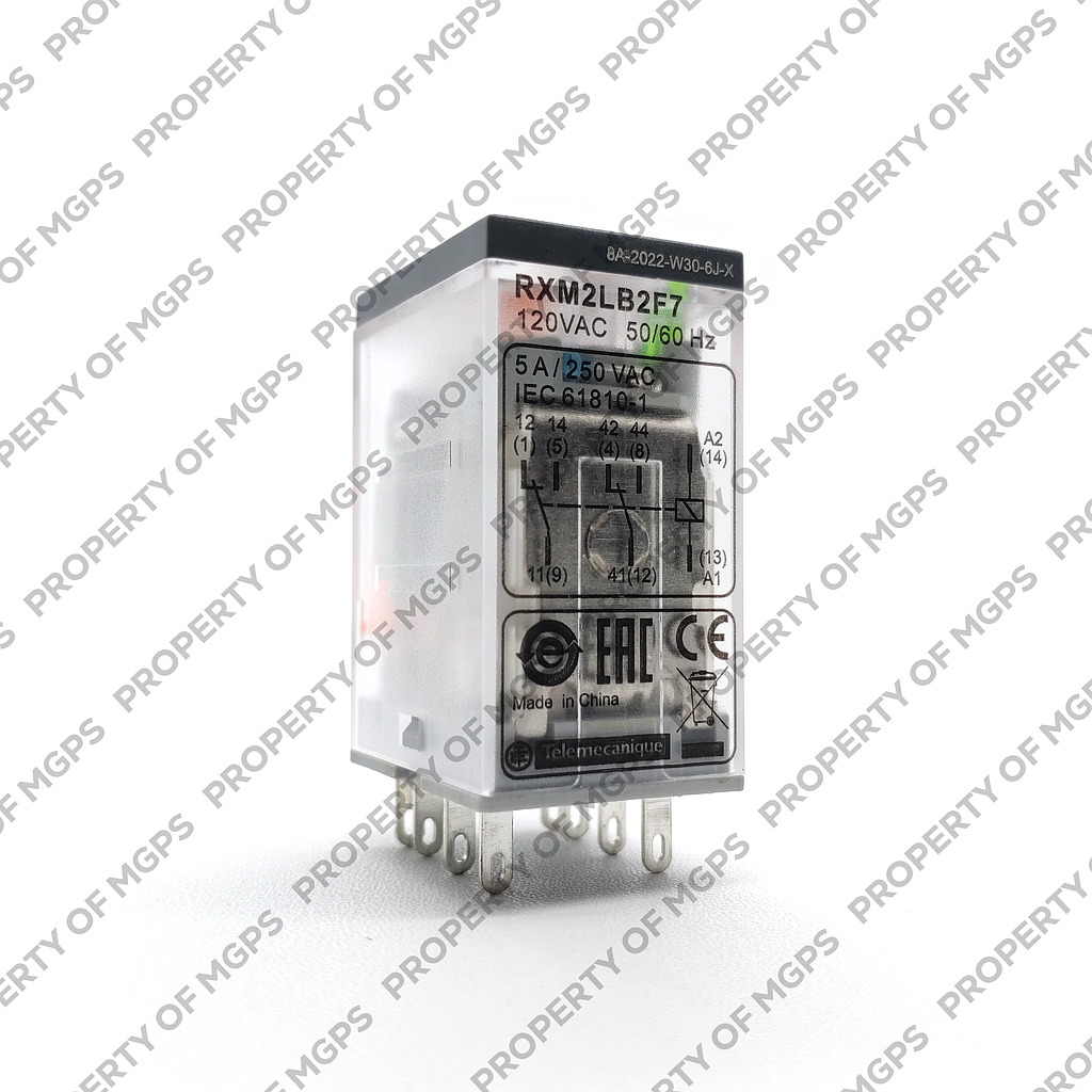 Schneider  MINIATURE RELAY OPTIMUM 2 CO 120 VAC 50/