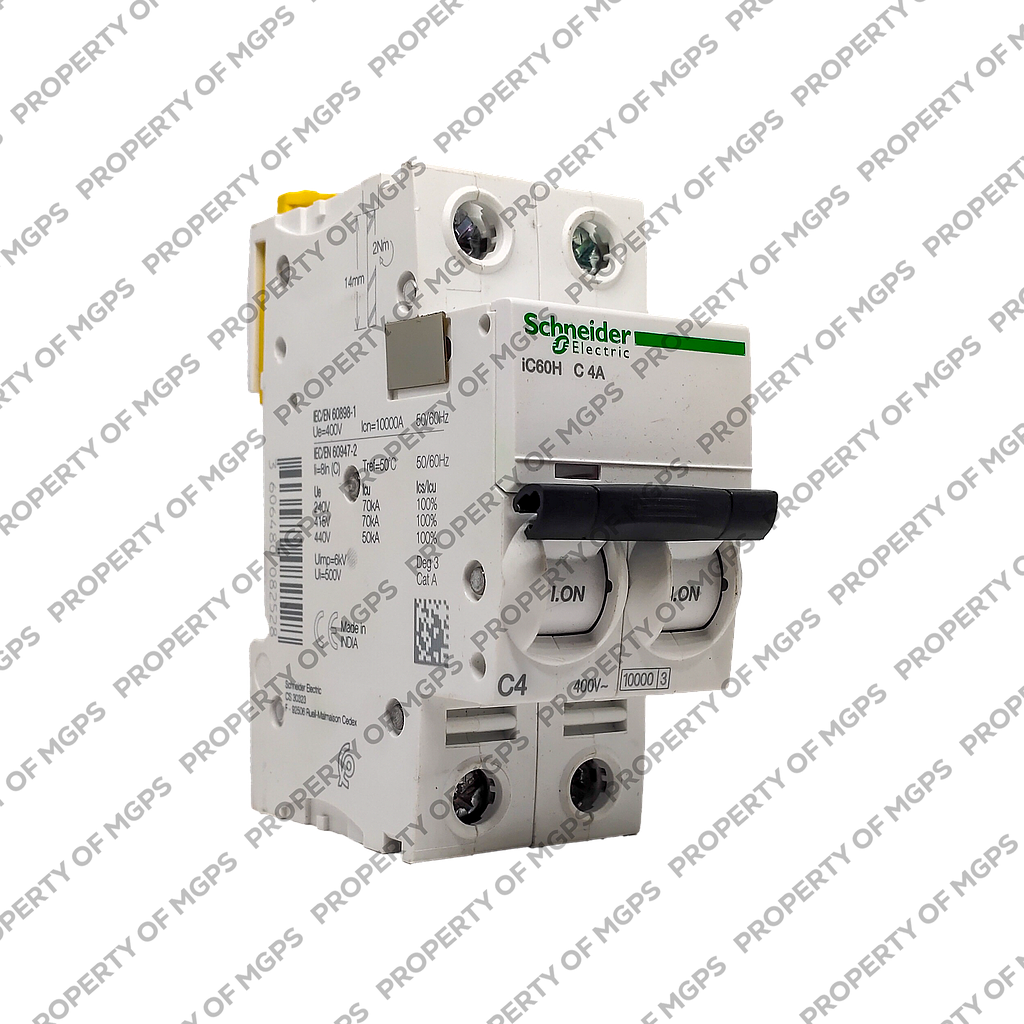 Schneider  MCB IC60H 2P 4A 10KA