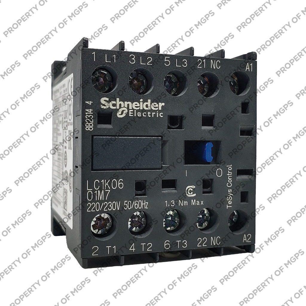 Schneider  3P CONT 6A AC3 2.2KW 1NC 220VAC COIL
