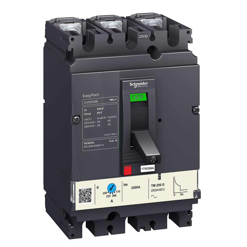 Schneider  CVS100N 3P 100A - TM100D 3P3D circuit breaker