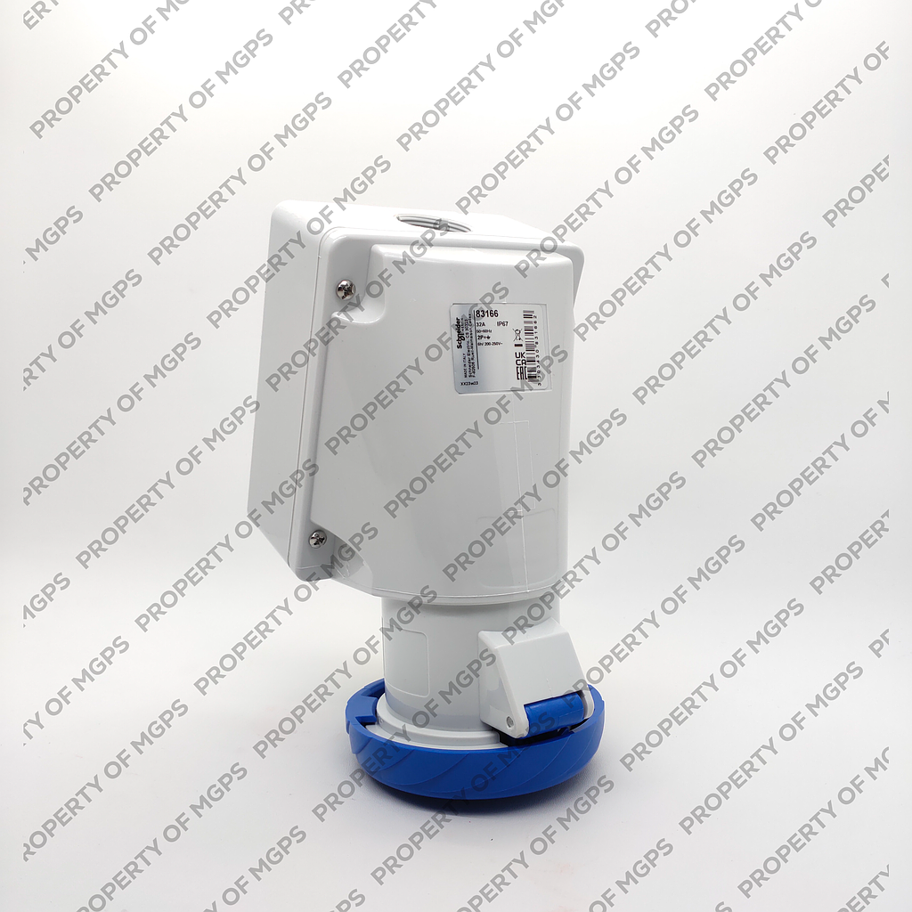   SOCKET WALL MOUNT 32A 2P-E 200-250V IP67