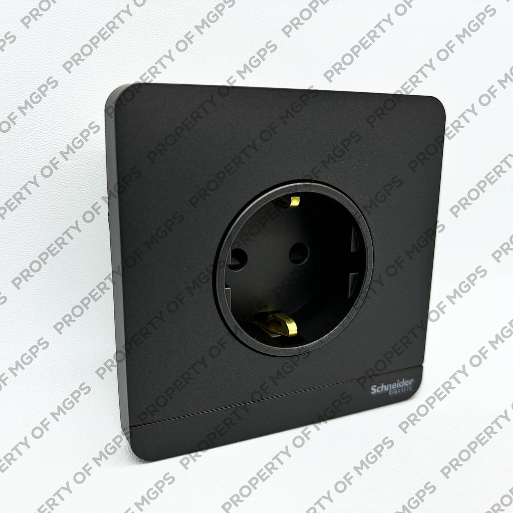 Schneider  AVATARON STOP KONTAK 16A SCHUKO  DARK GREY  E83426_16S_DG_G3