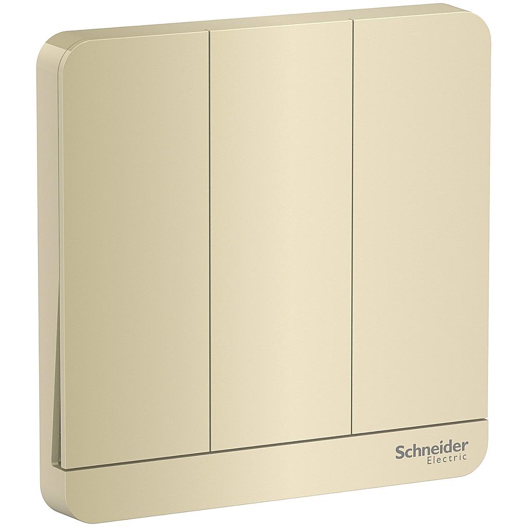 Schneider  AVATARON SAKLAR  3 GANG  1 ARAH WINE GOLD  E8333L1LED_WG_G3