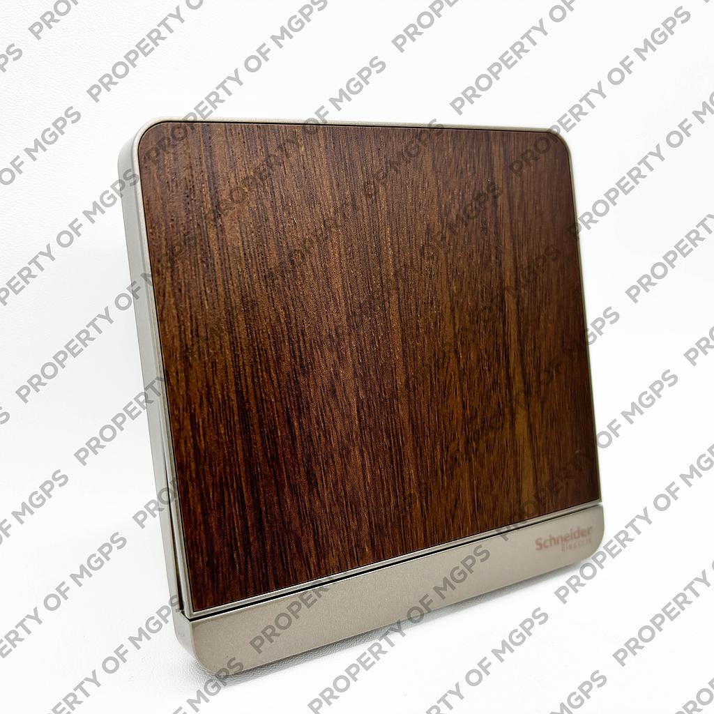 Schneider  AVATARON SAKLAR  1 GANG  1 ARAH WOOD KAYU  E8331L1LED_WD_G3