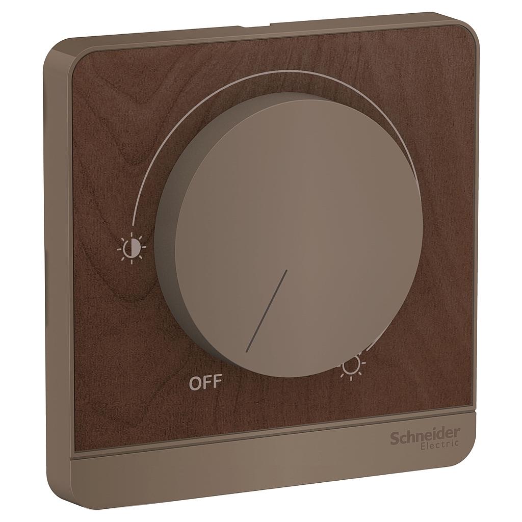 Schneider  AVATARON SAKLAR PEREDUP LAMPU DIMMER WOOD KAYU