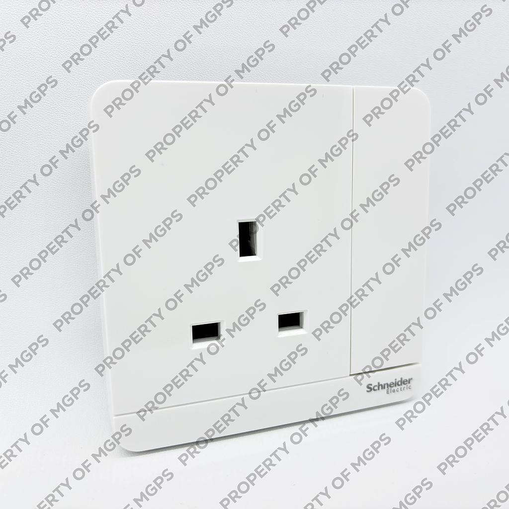 Schneider  AVATARON STOP KONTAK AC 13A LED WHITE