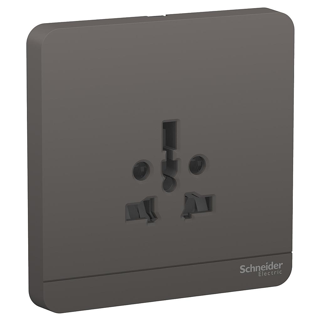 Schneider  AVATARON INTERNATIONAL SOCKET 16A DARK GREY