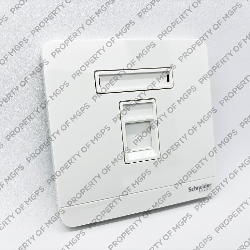Schneider  AVATARON TELEPON SOCKET WHITE