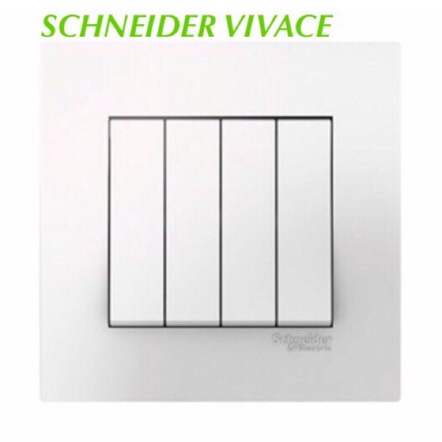 Schneider  VIVACE SAKLAR 4 GANG 1 WAY 16A 