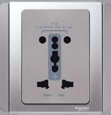 Schneider  NEO INTERNATIONAL SOCKET 16A GREY SILVER