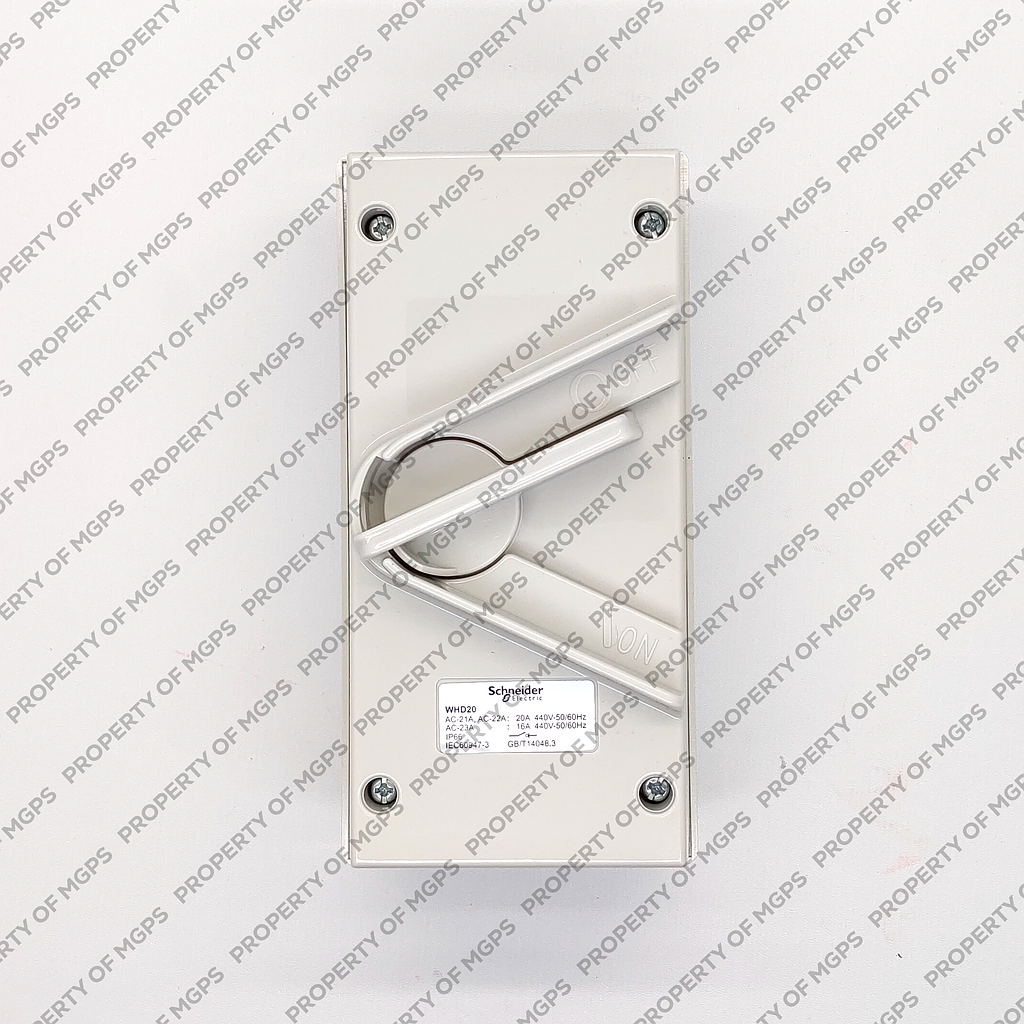 Schneider  KAVACHA  20A 440V Surface Mount Double Pole Isolating Switch