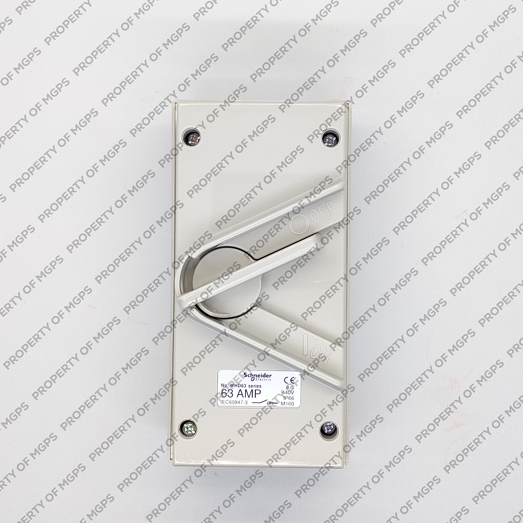Schneider  KAVACHA  63A 440V Surface Mount Double Pole Isolating Switch