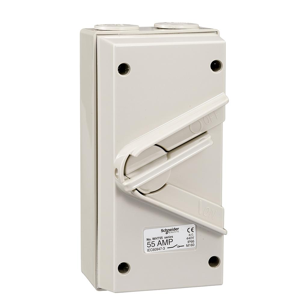 Schneider  KAVACHA  55A 440V Surface Mount Triple Pole Isolating Switch