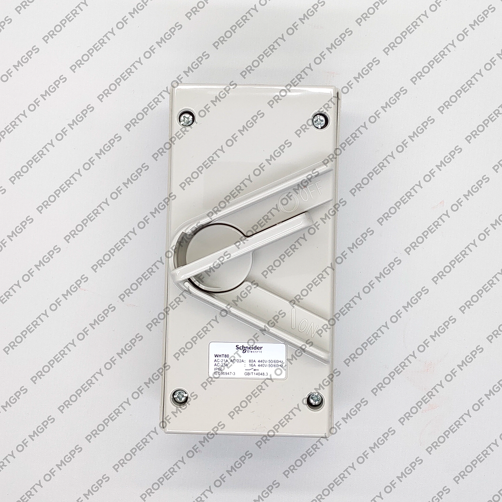 Schneider  KAVACHA  80A 440V Surface Mount Triple Pole Isolating Switch