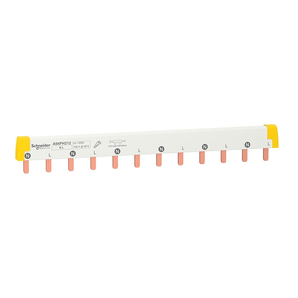   Acti9 COMB BUSBAR 2P 100A 12 MODULES