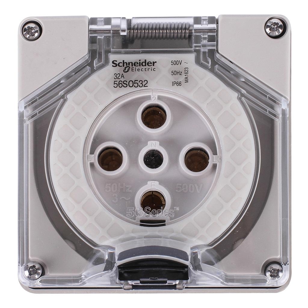 Schneider  500V 32A 5 pin SKT IP66