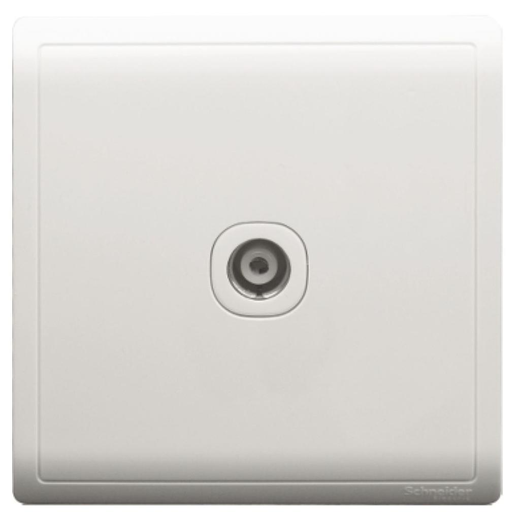Schneider  PIENO TV SOCKET WHITE NEW 