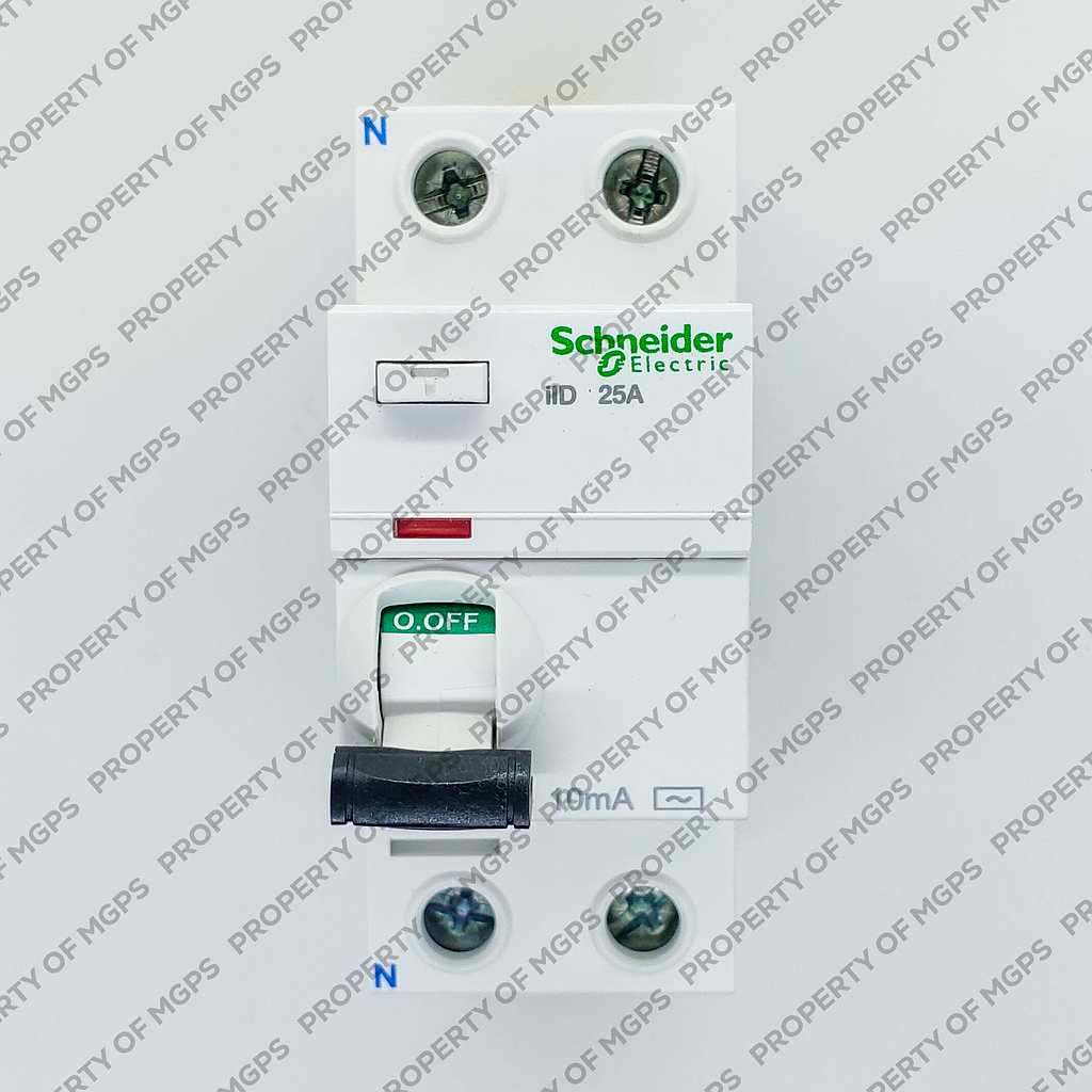   Acti 9 iID - RCCB - ELCB 2P 25A 10mA - type AC