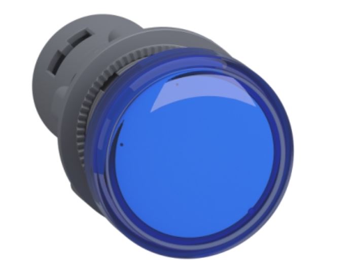 Schneider  Medium XA2 Pilot Light,220v AC, Blue