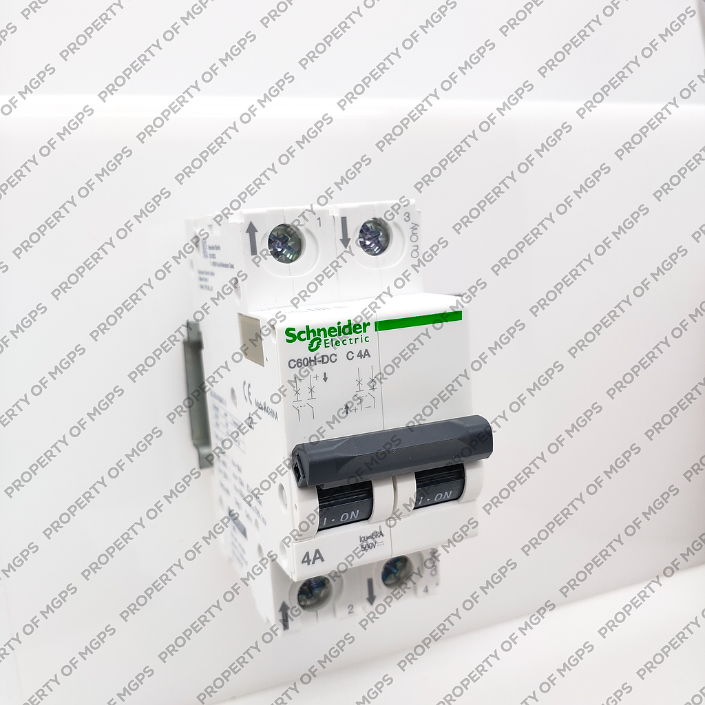 Schneider  MCB C60H-DC 2P 4A DC