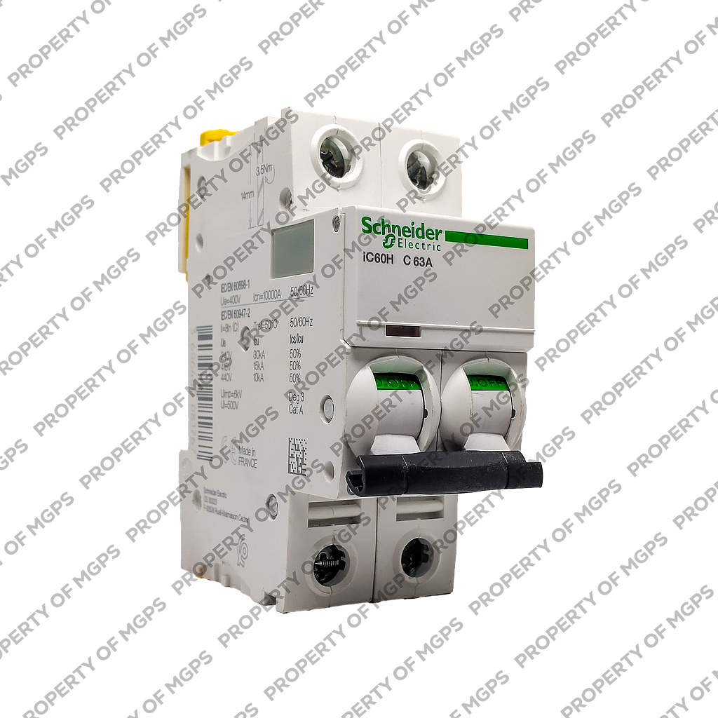 Schneider  Acti9 iC60H 2P C 63A 440V MCB