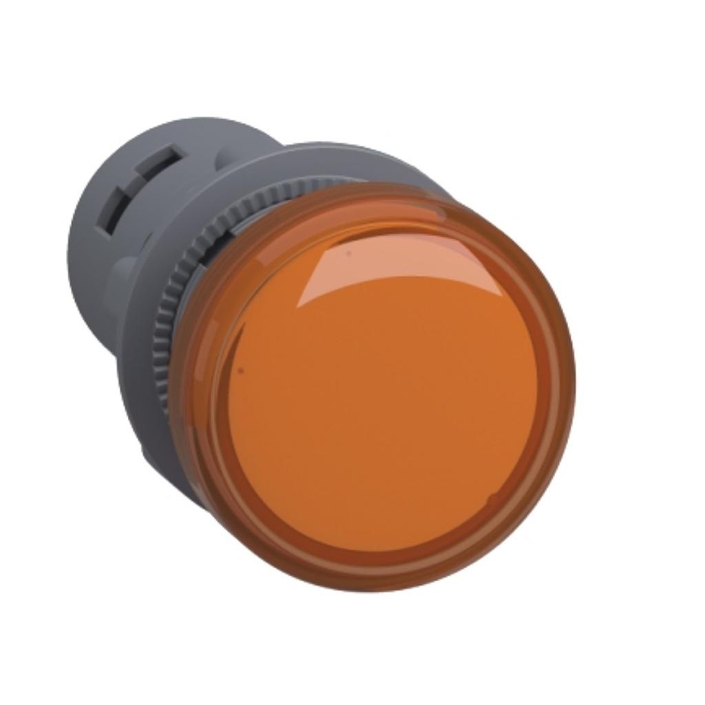Schneider  Medium XA2 Pilot Light,110v AC,ORANGE