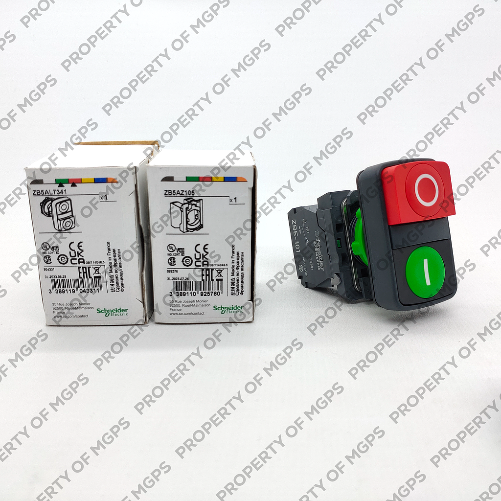 Schneider  COMPLETE PLASTIC DOUBLE HEADED PUSHBUTTO