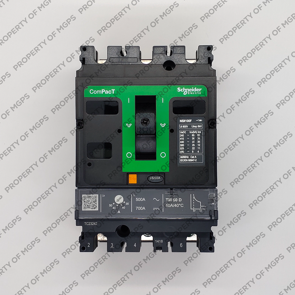 Schneider  NEW NSX100F 3P 50A TMD 36KA