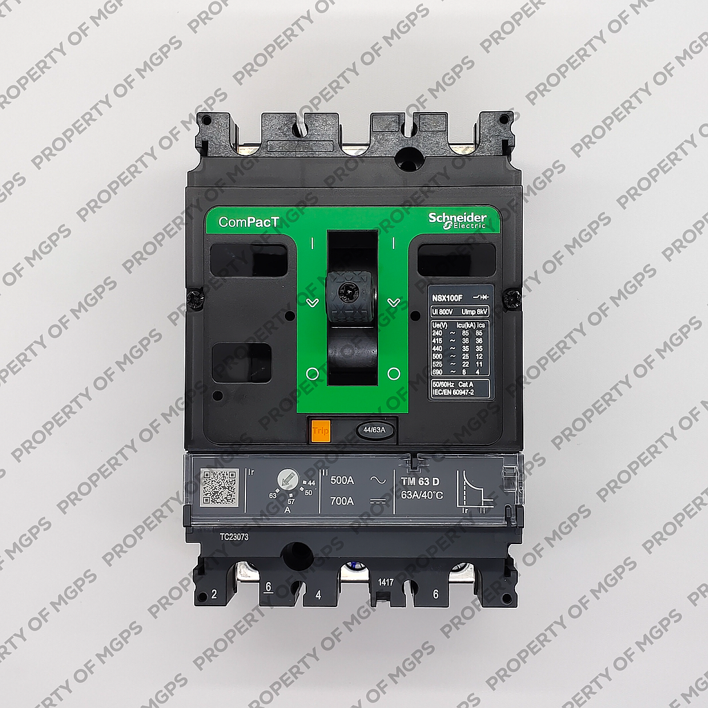 Schneider  NEW NSX100F 3P 63A TMD 36KA